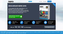 Desktop Screenshot of nero.com.es
